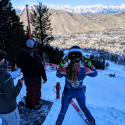 Resi Stiegler Fore-Running the WR FIS Open