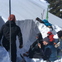 JHSC athletes during Avalanche Level 1 cert